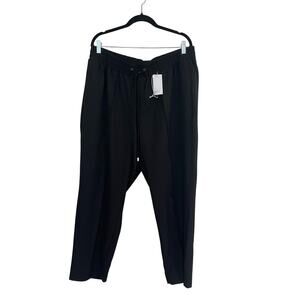 NWT Lane Bryant Tailored Stretch Pull On Black Women’s Jogger Pants Size 18/20